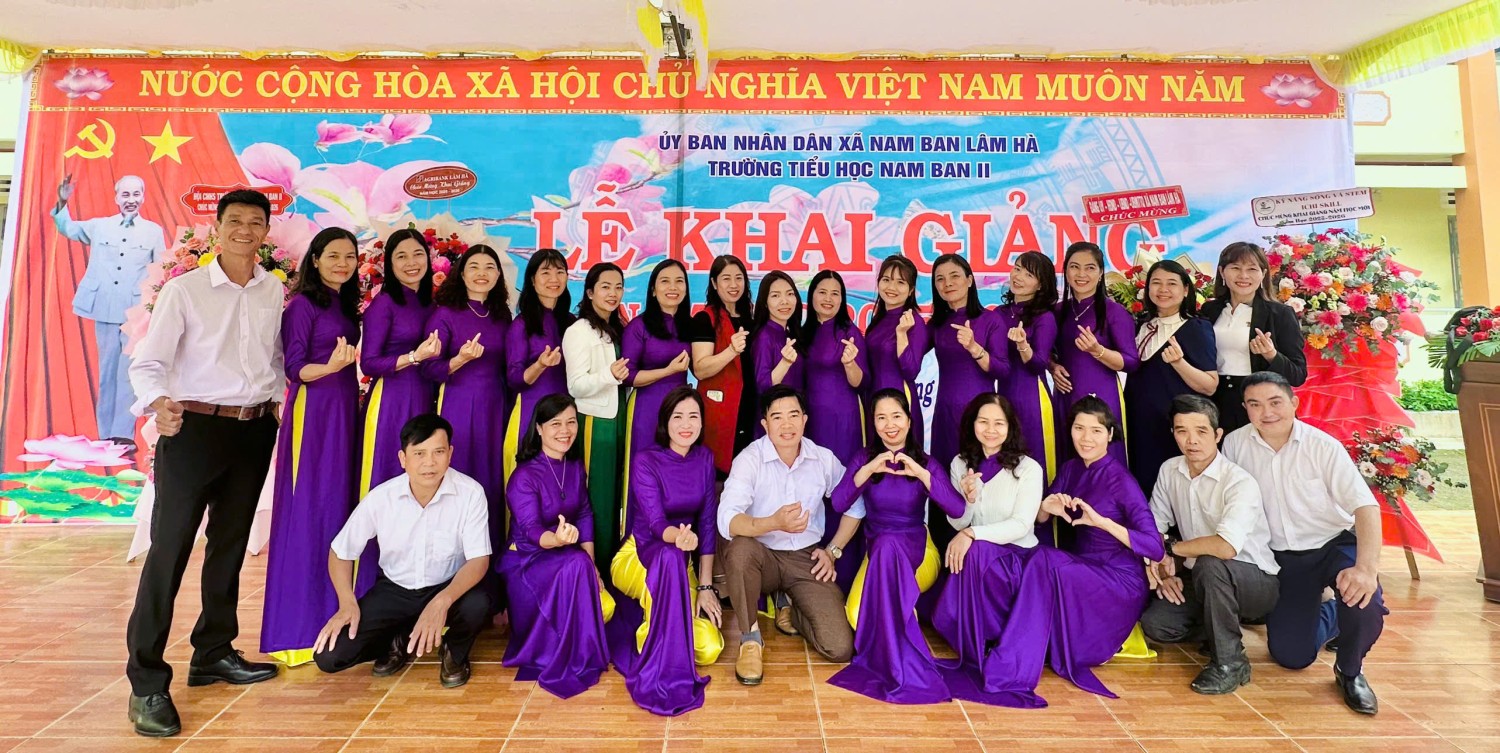 TRƯỜNG TIỂU HỌC NAM BAN II- XÃ NAM BAN LÂM HÀ